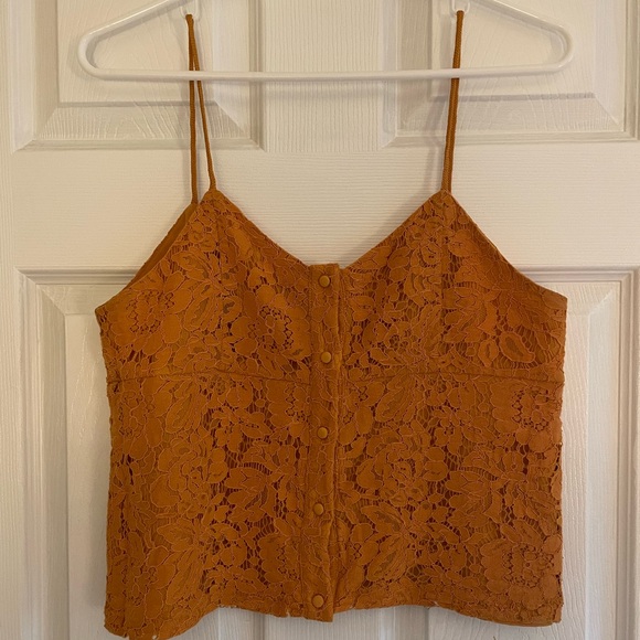 ✨3 for $25✨ Twik Cropped Lace Cami - Picture 2 of 8